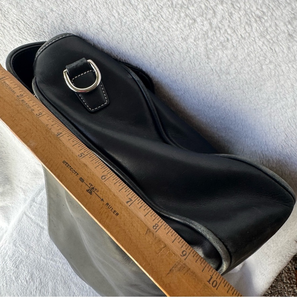 Vintage COACH Morgan Messenger Bag Black Leather Briefcase Travel Laptop 6457 - Picture 5 of 12